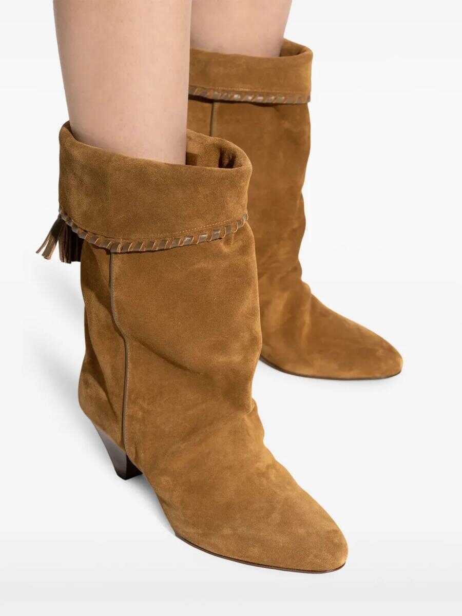 Bocanci Isabel Marant Isabel Marant Dalby 55Mm Boots BROWN Femei (BM 17413638) 6