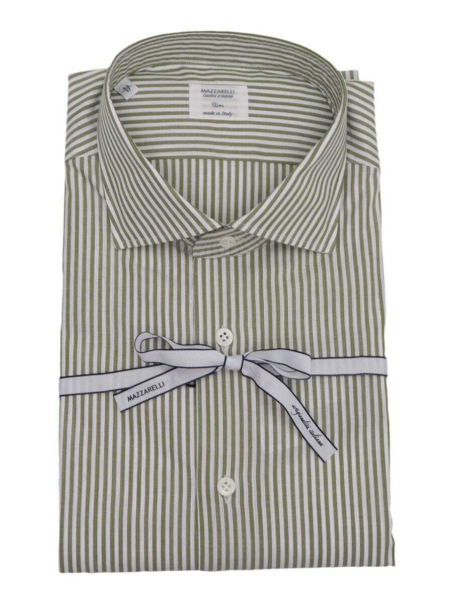 Camasi Mazzarelli Mazzarelli Shirt GREEN Barbati (BM 17414025) 1