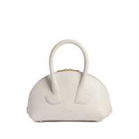 Genti de mana Patou Calf Leather Hand Bag In White Femei