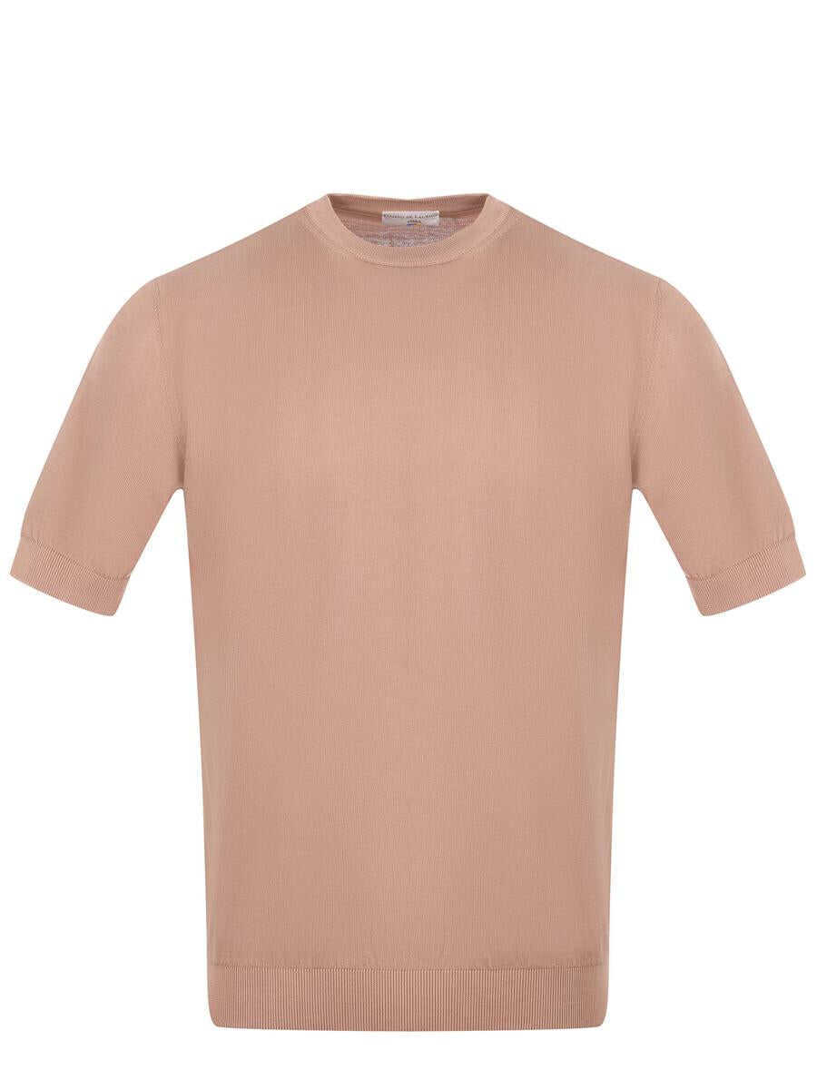 Topuri FILIPPO DE LAURENTIIS Filippo De Laurentiis  T-Shirts And Polos Brown Barbati (BM 17416593) 1