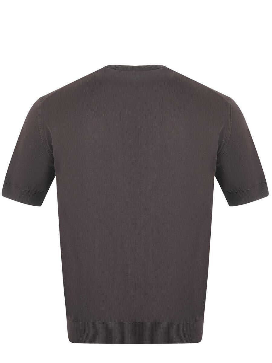 Topuri FILIPPO DE LAURENTIIS Filippo De Laurentiis  T-Shirts And Polos Brown Barbati (BM 17416596) 3