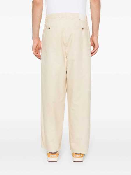 Pantaloni Golden Goose Golden Goose Journey MS Pant Workwear Loose Clothing 15103 ECRU Barbati (BM 17416842) 4