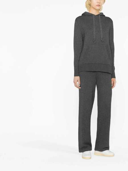 Pantaloni casual Golden Goose Golden Goose Knit Jogging Wide Leg Clothing 60255 GREY MELANGE Femei (BM 17417028) 2