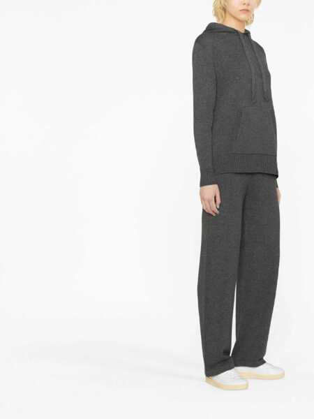 Pantaloni casual Golden Goose Golden Goose Knit Jogging Wide Leg Clothing 60255 GREY MELANGE Femei (BM 17417028) 3