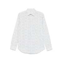 Camasi Paul Smith Cotton Shirt In Blue Motif Barbati