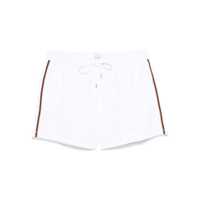 Sorturi de baie Paul Smith White Swimsuit With Colorful Stripes Barbati