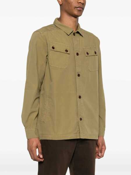 Geci Barbour Barbour Harris Overshirt Clothing OL32 OLIVE BRANCH Barbati (BM 17419203) 3