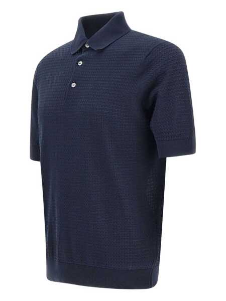 Camasi FILIPPO DE LAURENTIIS Filippo De Laurentiis  T-Shirts And Polos BLUE Barbati (BM 17420229) 3