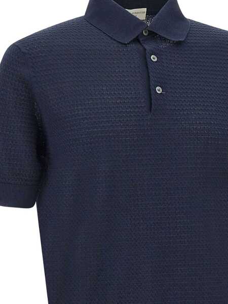 Camasi FILIPPO DE LAURENTIIS Filippo De Laurentiis  T-Shirts And Polos BLUE Barbati (BM 17420229) 4