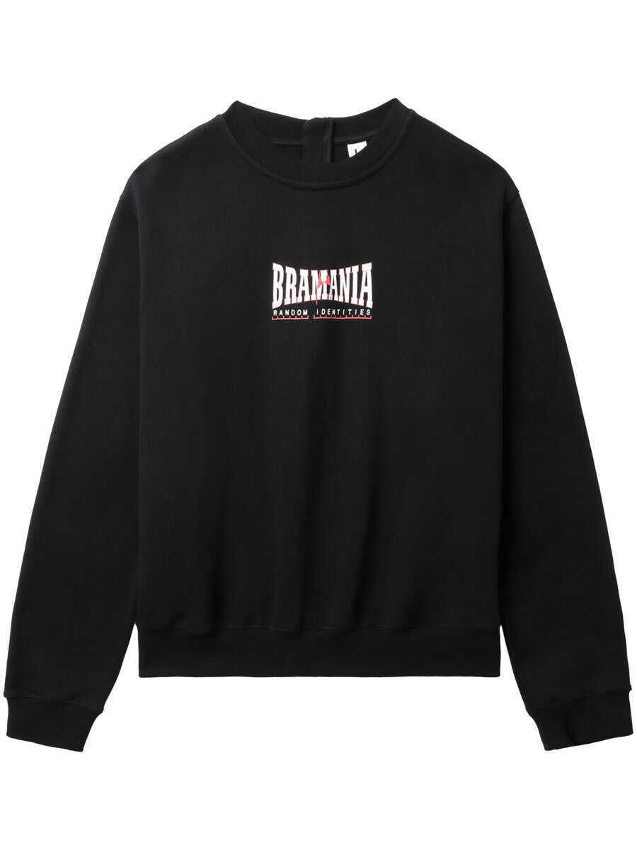 Pulovere RANDOM IDENTITIES Random Identities Sweatshirt With Bramania Logo Clothing 1 BLACK Barbati (BM 17420415) 1
