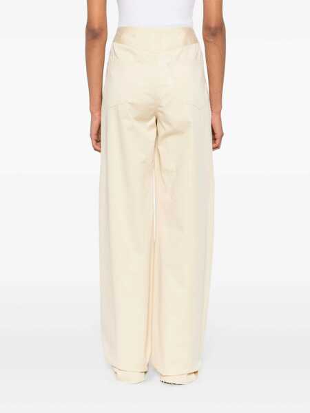 Pantaloni casual MM6 Maison Margiela MM6 Maison Margiela Pants Clothing Yellow Femei (BM 17420541) 4