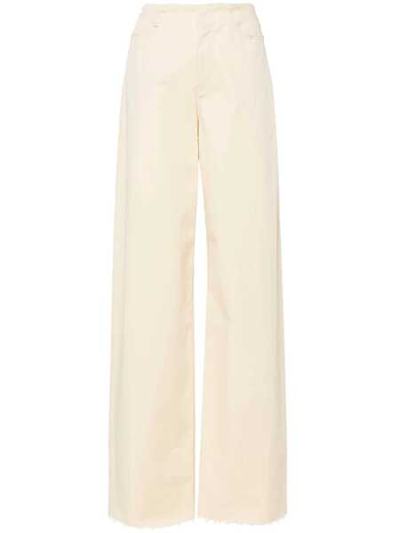Pantaloni casual MM6 Maison Margiela MM6 Maison Margiela Pants Clothing Yellow Femei (BM 17420541) 1