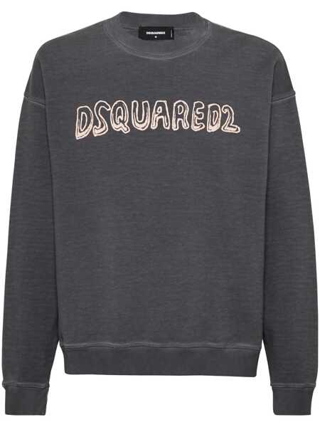 Pulovere DSQUARED2 DSQUARED2 Best Fade Sweatshirt GRAY Barbati (BM 17420766) 1