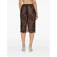 Imbracaminte Dama pagina 340 - Fuste Self-Portrait Self-Portrait Black Lace Midi Skirt Black Femei (BM 17421234) - B-mall.ro