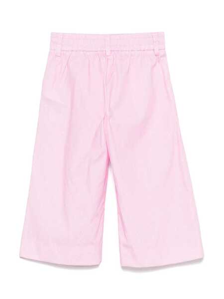 Pantaloni casual Monnalisa CROPPED POPELINE PANTS Pink Fete (BM 17421906) 2