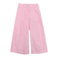 Pantaloni casual Monnalisa CROPPED POPELINE PANTS