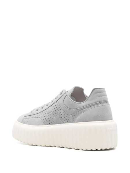 Sneakers Hogan H-STRIPES SNEAKERS Blue Femei (BM 17421972) 3