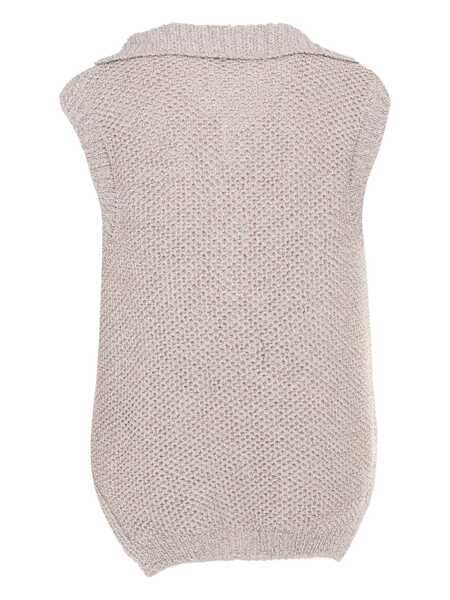 Veste casual Fay KNITTED VEST Beige Femei (BM 17422011) 2
