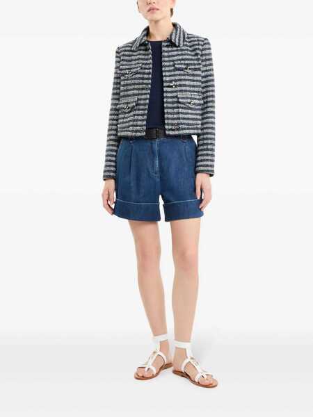 Pantaloni scurti Fay CHINOS SHORTS Blue Femei (BM 17422023) 2
