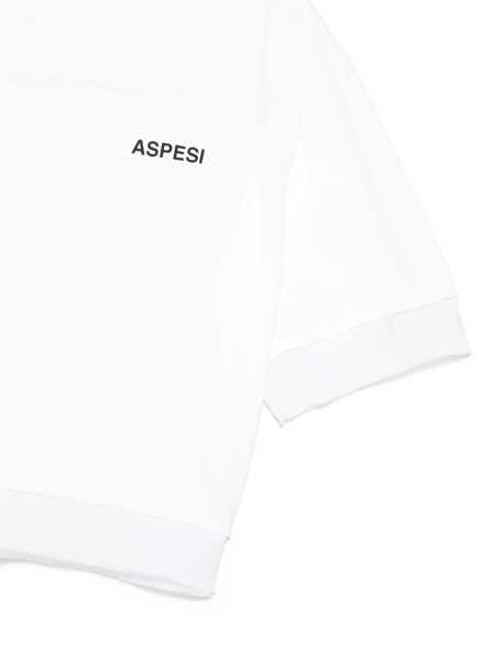 Tricouri Aspesi SHORT SLEEVED T-SHIRT White Fete (BM 17422071) 3