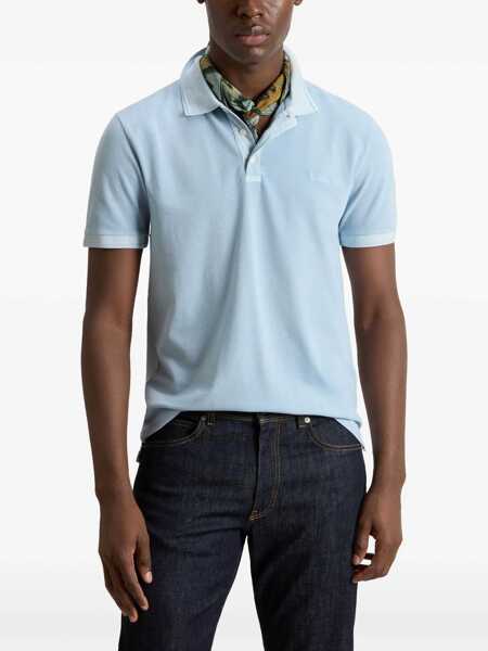 Tricouri Polo Woolrich Mackinack Polo Shirt BABY BLUE Barbati (BM 17422117) 3