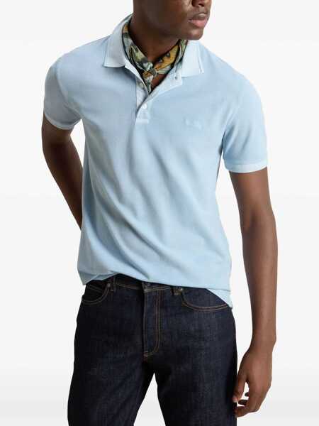 Tricouri Polo Woolrich Mackinack Polo Shirt BABY BLUE Barbati (BM 17422117) 5