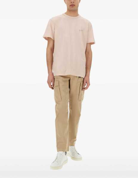 Tricouri Woolrich Flamed Cotton T-Shirt PINK Barbati (BM 17422126) 2