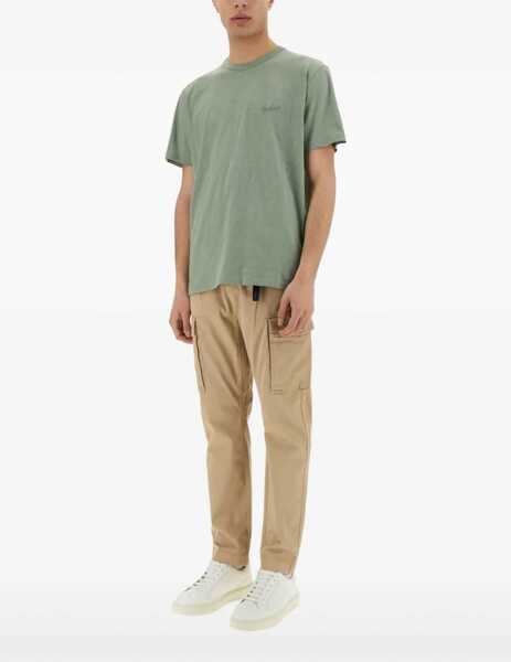 Tricouri Woolrich Flamed Cotton T-Shirt GREEN Barbati (BM 17422159) 2
