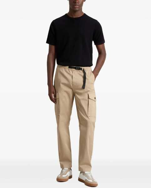 Pantaloni casual Woolrich Cargo Pants With Belt BEIGE Barbati (BM 17422168) 2