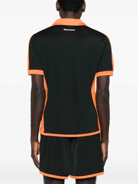 Tricouri Polo WALES BONNER Jersey Polo. BLACK Barbati (BM 17422174) 4