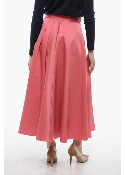 Fuste lungi Dior Flared Midi Skirt With Petticoat Pink Femei (BM 17422300) 2