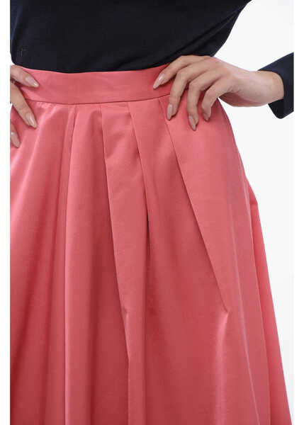 Fuste lungi Dior Flared Midi Skirt With Petticoat Pink Femei (BM 17422300) 3