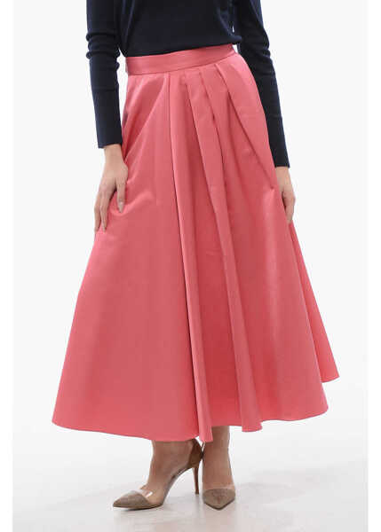 Fuste lungi Dior Flared Midi Skirt With Petticoat Pink Femei (BM 17422300) 1