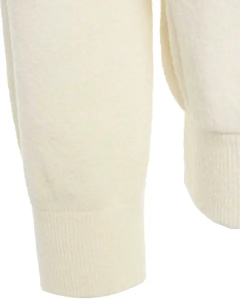 Bluze de trening Roberto Collina Terry cloth hoodie with zip White Barbati (BM 17422393) 4