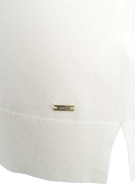 Pulovere Kaos Viscose sweater White Femei (BM 17422432) 5