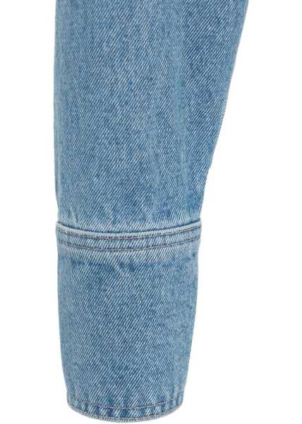 Camasi de blugi Icon Denim Cropped denim shirt Amber Blue Femei (BM 17422438) 4