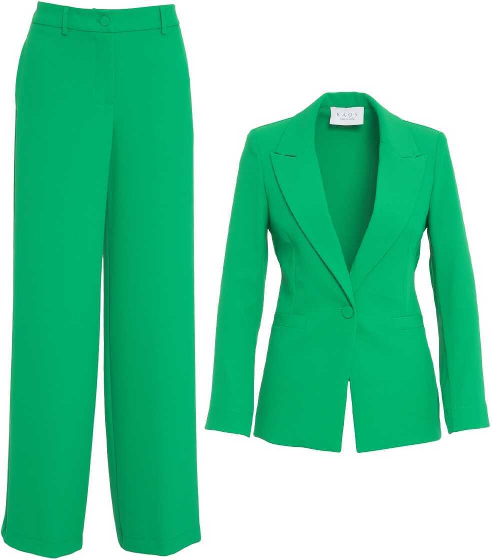Sacouri office Kaos Single-breasted suit Green Femei (BM 17422471) 1