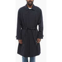 Paltoane Giorgio Nylon Trench Coat With Belt Barbati