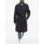 Armani Giorgio Nylon Trench Coat With Belt Blue