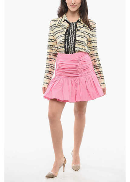 Fuste scurte Patou Ruffled Mini Skirt Pink Femei (BM 17422543) 4