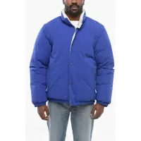 Geci de iarna Nylon Down Jacket With Embroidered Logo And Removable Sleeve Barbati