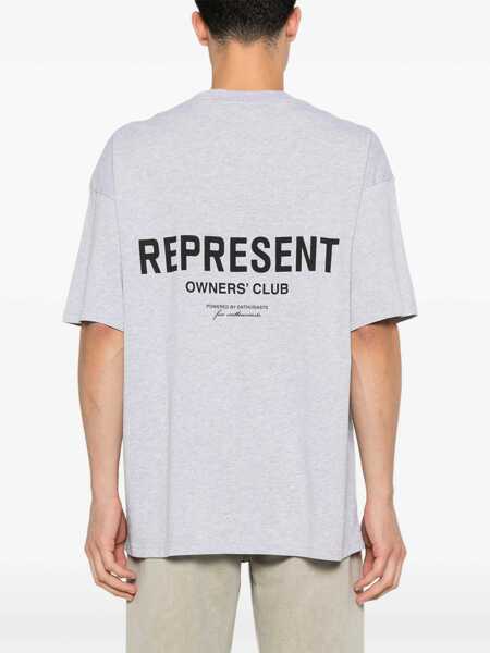 Tricouri REPRESENT T-Shirt With Logo GREY Barbati (BM 17422726) 3
