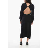 Rochii Gucci Dama - Rochii lungi Gucci Open-Back Crewneck Dress Black Femei (BM 17422867) - B-mall.ro