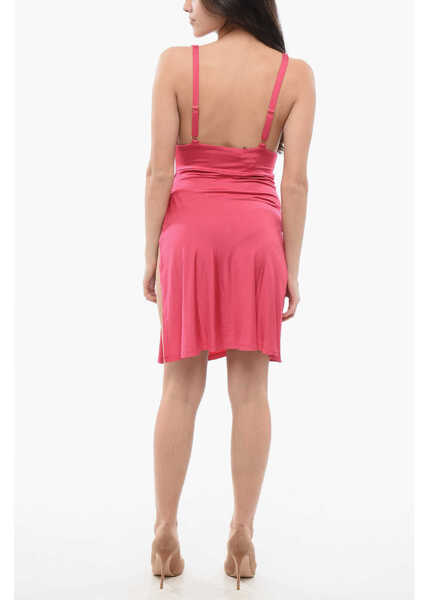 Rochii elegante Versace Jeans Couture Sleeveless Dress With Barocco Motif Pink Femei (BM 17422870) 2