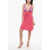 Versace Jeans Couture Sleeveless Dress With Barocco Motif Pink