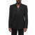 Dolce & Gabbana Sicilia Double-Breasted Blazer With Silk Satin Shawl Lapel Black
