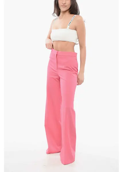 Sutiene Dior Solid Color Bra Top With Logoed Straps White Femei (BM 17422936) 4