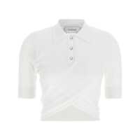 Tricouri Polo Sportmax Shaker Cropped Polo Shirt Clothing Femei