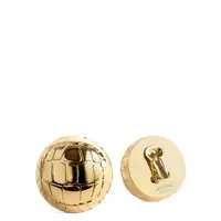 Accesorii JACQUEMUS Dama - Cercei JACQUEMUS Jacquemus Les Boucles Salon Earrings GOLD Femei (BM 17424285) - B-mall.ro