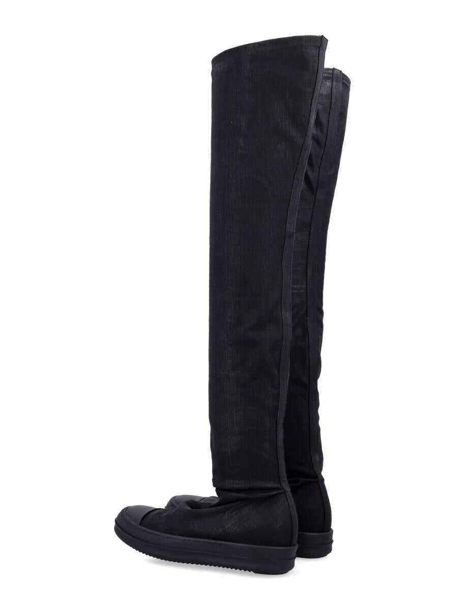 Sneakers Rick Owens Rick Owens Drkshdw High Sock Sneaks ALL BLACK Femei (BM 17424333) 4